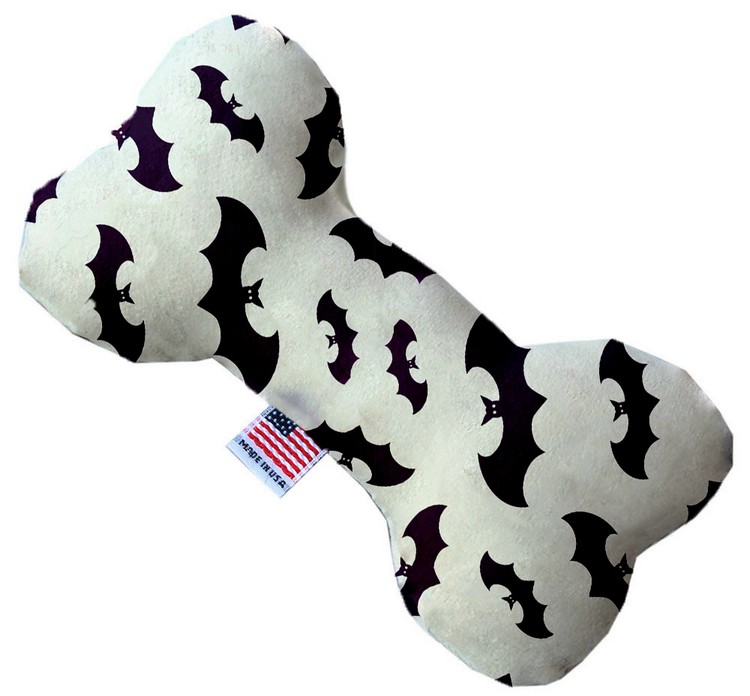 Purple Bats 10 inch Stuffing Free Bone Dog Toy